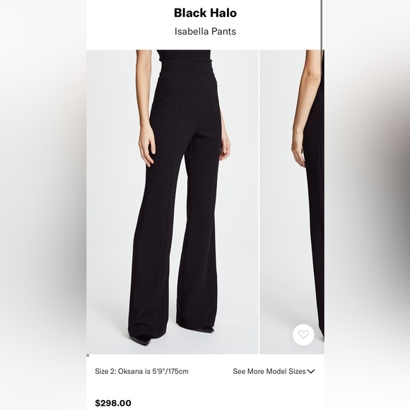 BNWT Isabella Pant by Black Halo size 12 - Picture 6 of 10